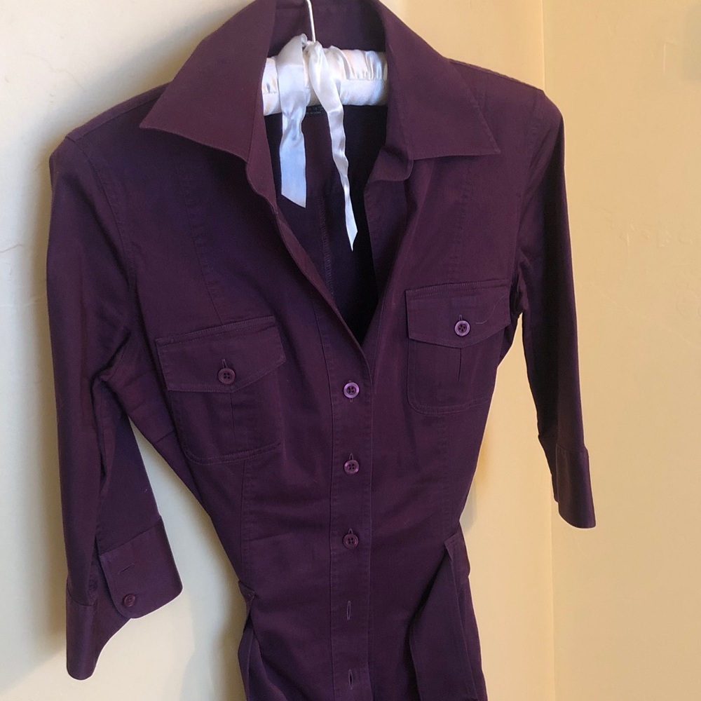 Thomas Pink Deep Plum Dress